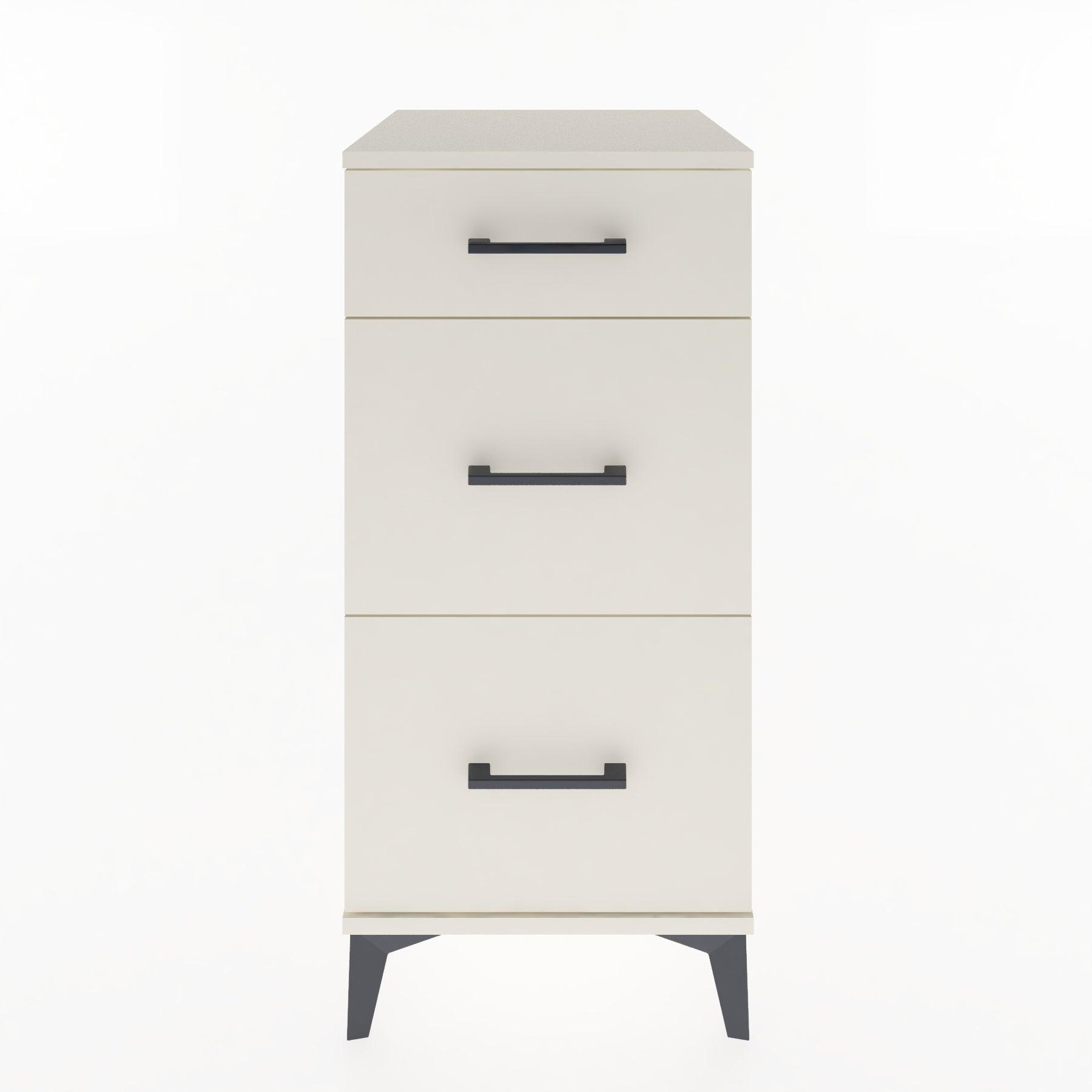 Woodntry Modular Nightstand Moonstone 44x44x84 cm Drawer C4-1