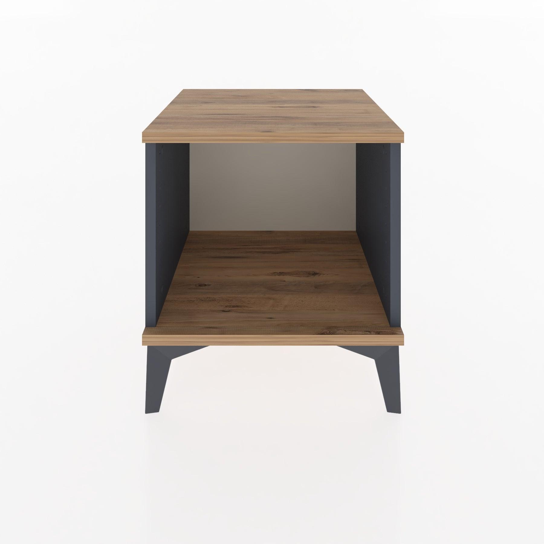Woodntry Modular Nightstand Anthracite 44x44x36 cm Shelf R4-2
