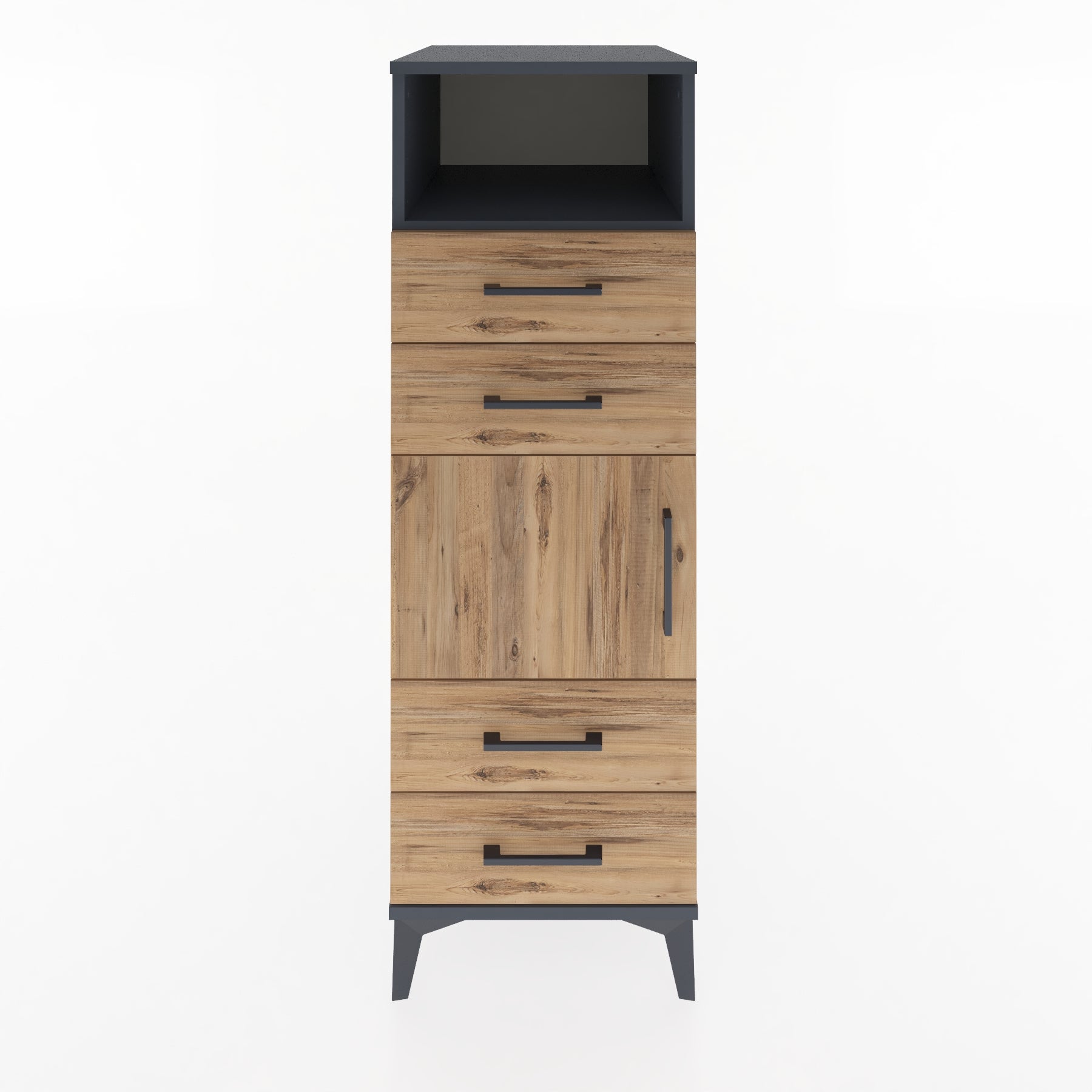 Woodntry Modular Cabinet Anthracite 44x59x122 cm Functional F54-2
