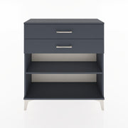 Woodntry Modular Dresser Anthracite 88x30x84 cm with Drawers and Shelves CR4-2