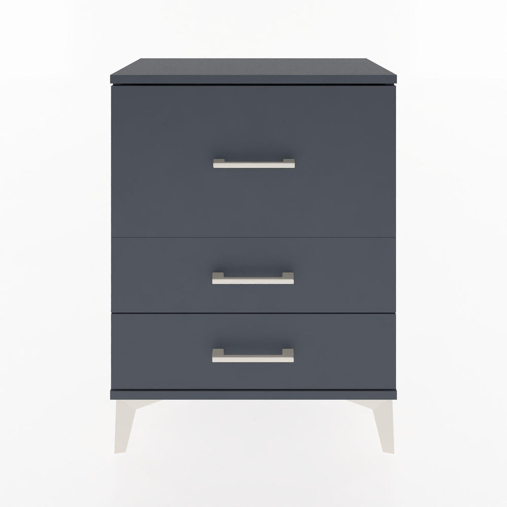 Woodntry Modular Nightstand Anthracite 60x30x68 cm Drawer C4-2