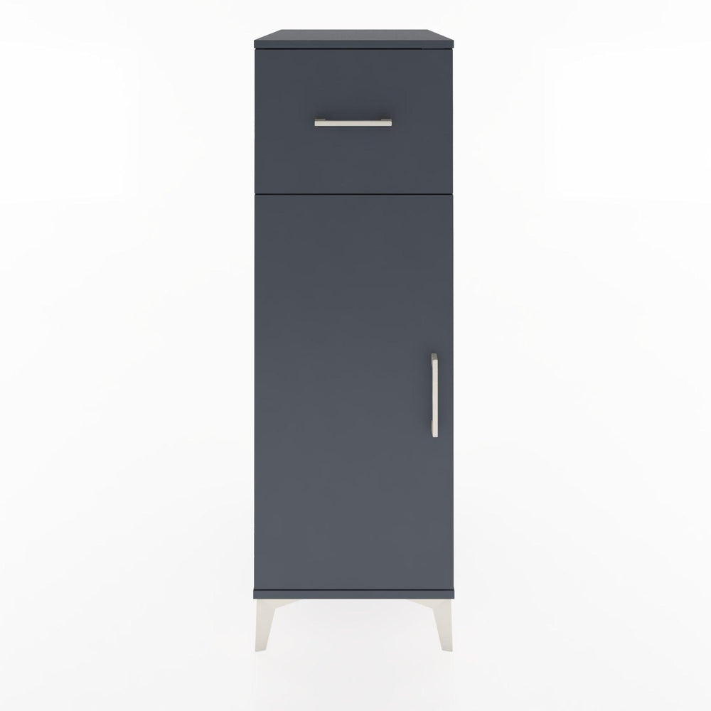 Woodntry Modular Cabinet Anthracite 44x30x122 cm with Doors and Drawers KC4-2