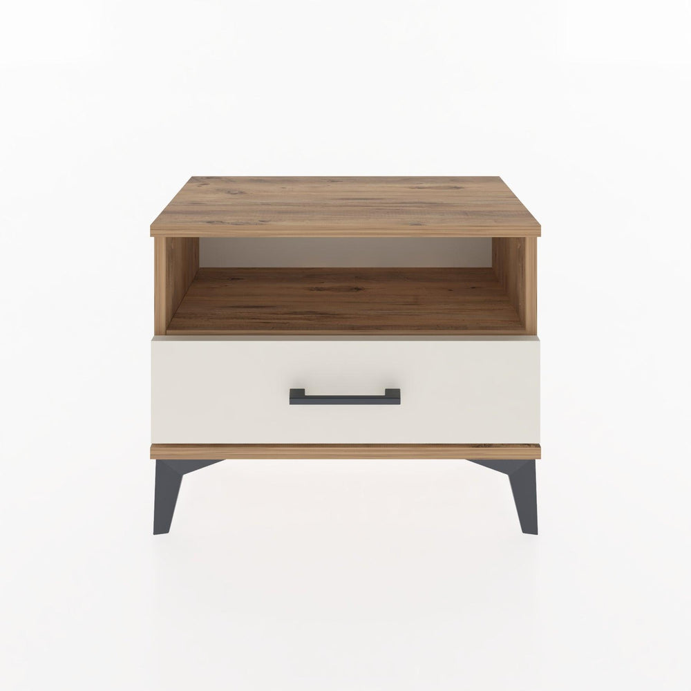 Woodntry Modular Nightstand Pine 60x30x36 cm with Drawers and Shelves CR4-3