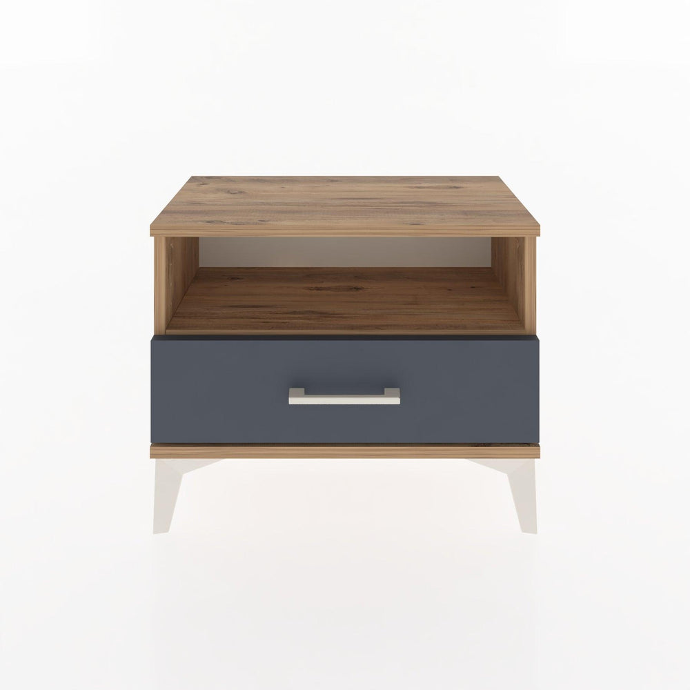 Woodntry Modular Nightstand Pine 60x30x36 cm with Drawers and Shelves CR4-3