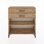 Woodntry Modular Dresser Pine 88x30x84 cm with Drawers and Shelves CR4-3