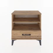 Woodntry Modular Nightstand Pine 60x30x52 cm with Drawers and Shelves CR4-3
