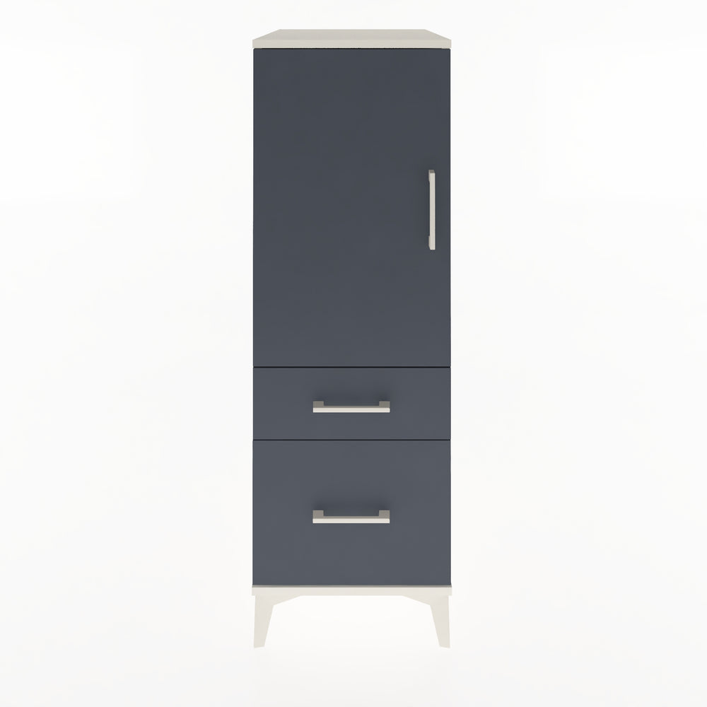 Woodntry Modular Cabinet Moonstone 44x59x122 cm with Doors and Drawers KC105-1