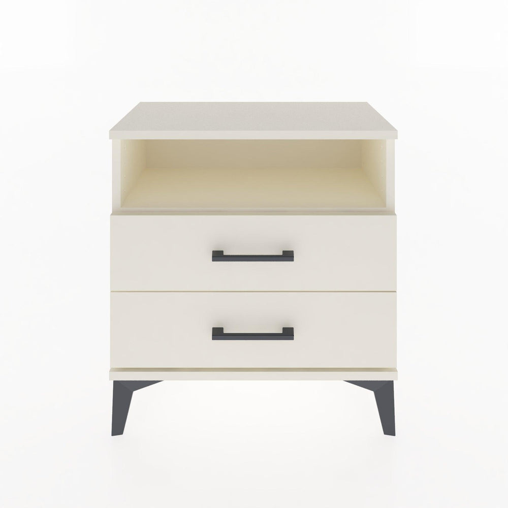 Woodntry Modüler Komodin Aytaşı 60x30x52 cm Çekmeceli ve Raflı CR5-1