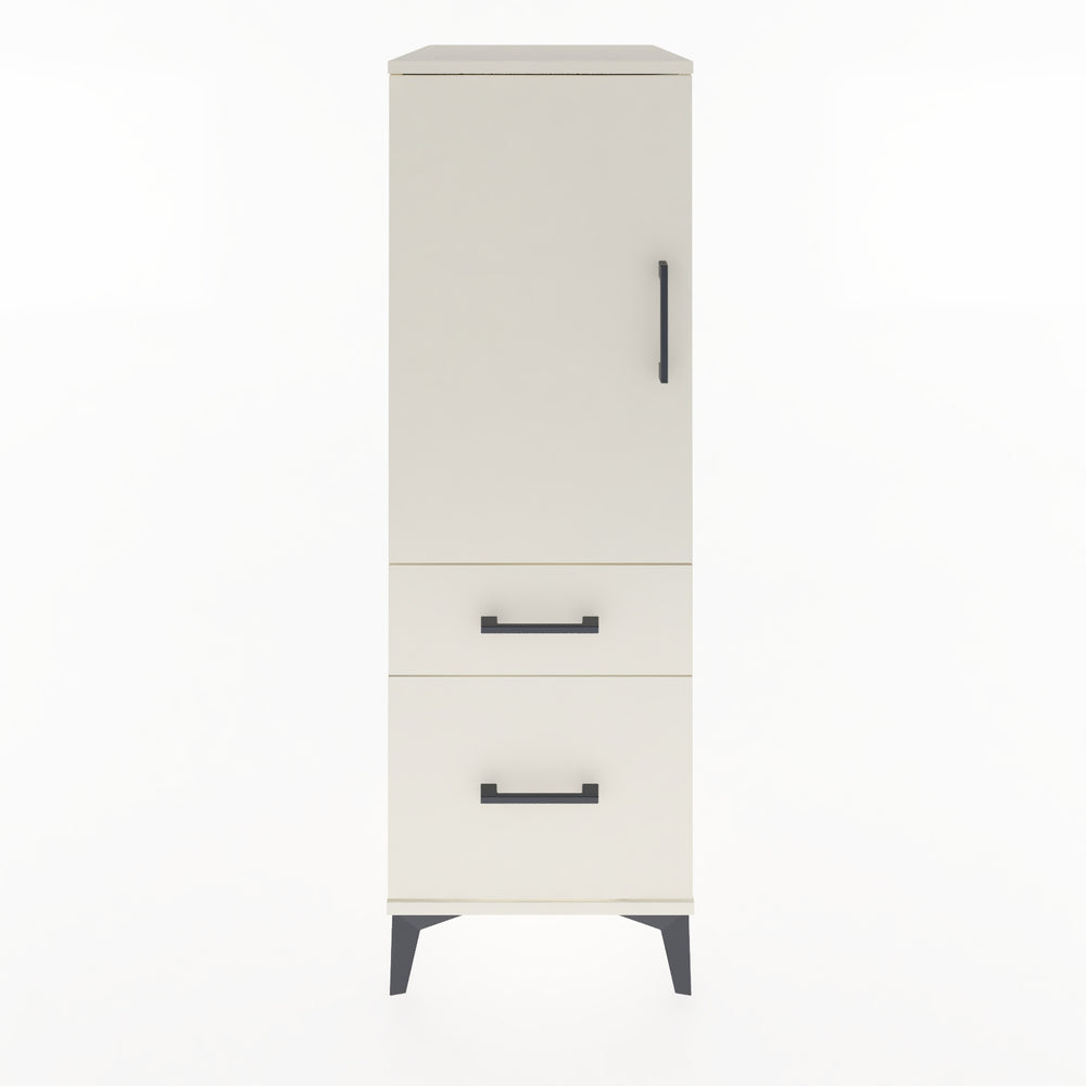 Woodntry Modular Cabinet Moonstone 44x59x122 cm with Doors and Drawers KC105-1