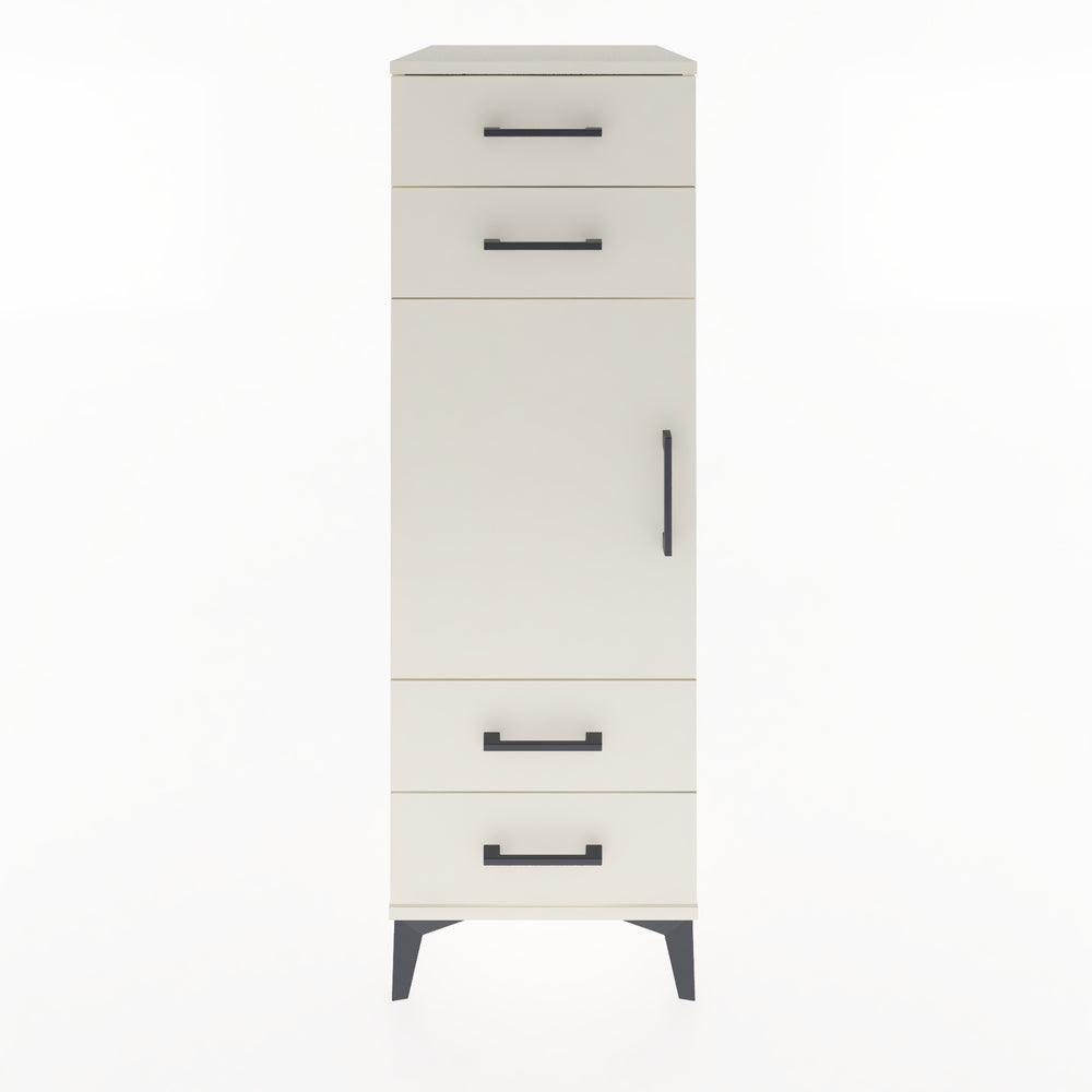 Woodntry Modüler Dolap Aytaşı 44x59x122 cm Kapaklı ve Çekmeceli KC55-1