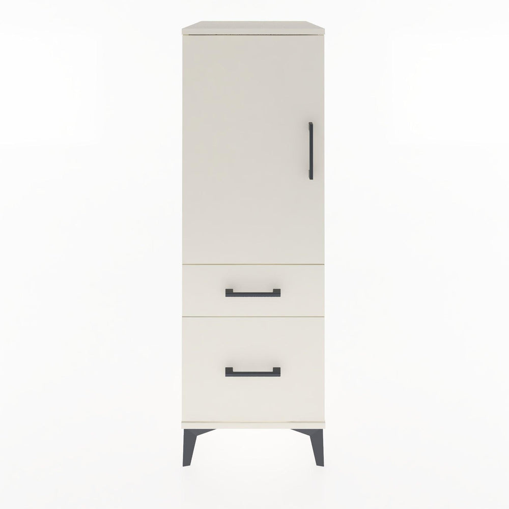Woodntry Modular Cabinet Moonstone 44x30x122 cm with Doors and Drawers KC105-1