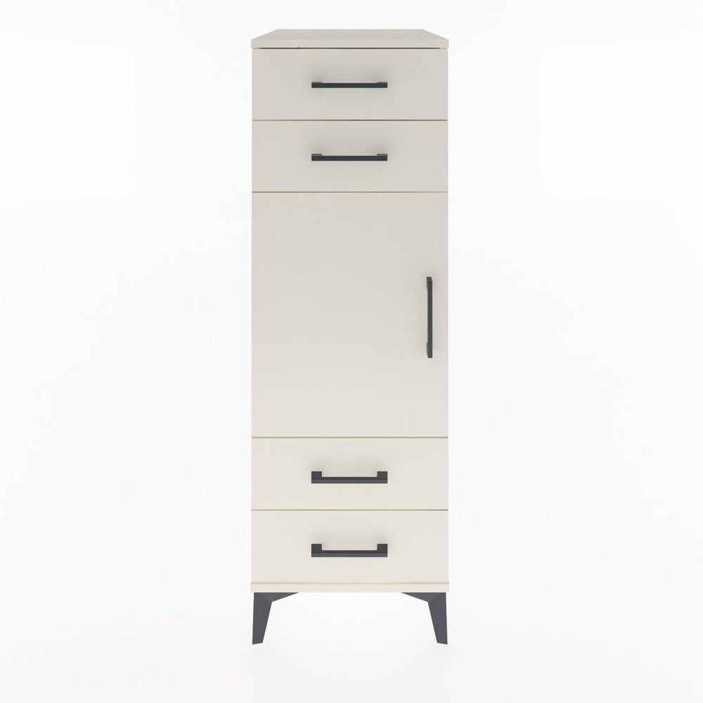 Woodntry Modüler Dolap Aytaşı 44x30x122 cm Kapaklı ve Çekmeceli KC55-1