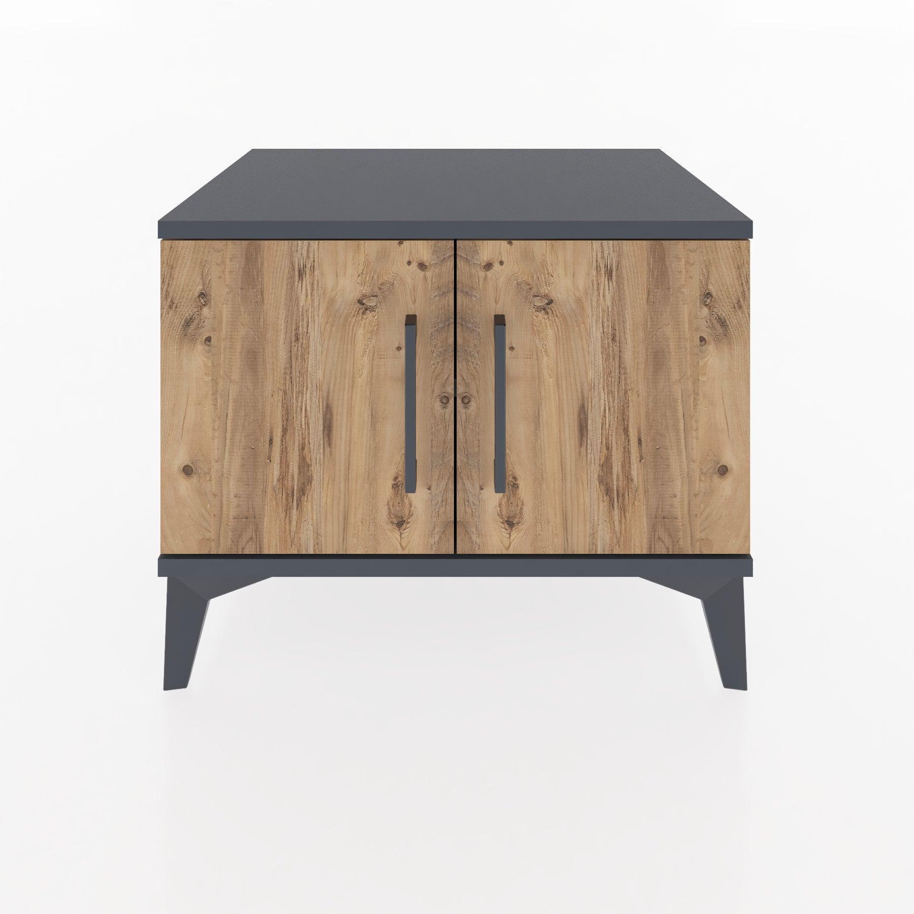 Woodntry Modular Nightstand Anthracite 60x44x68 cm Lidded K5-2
