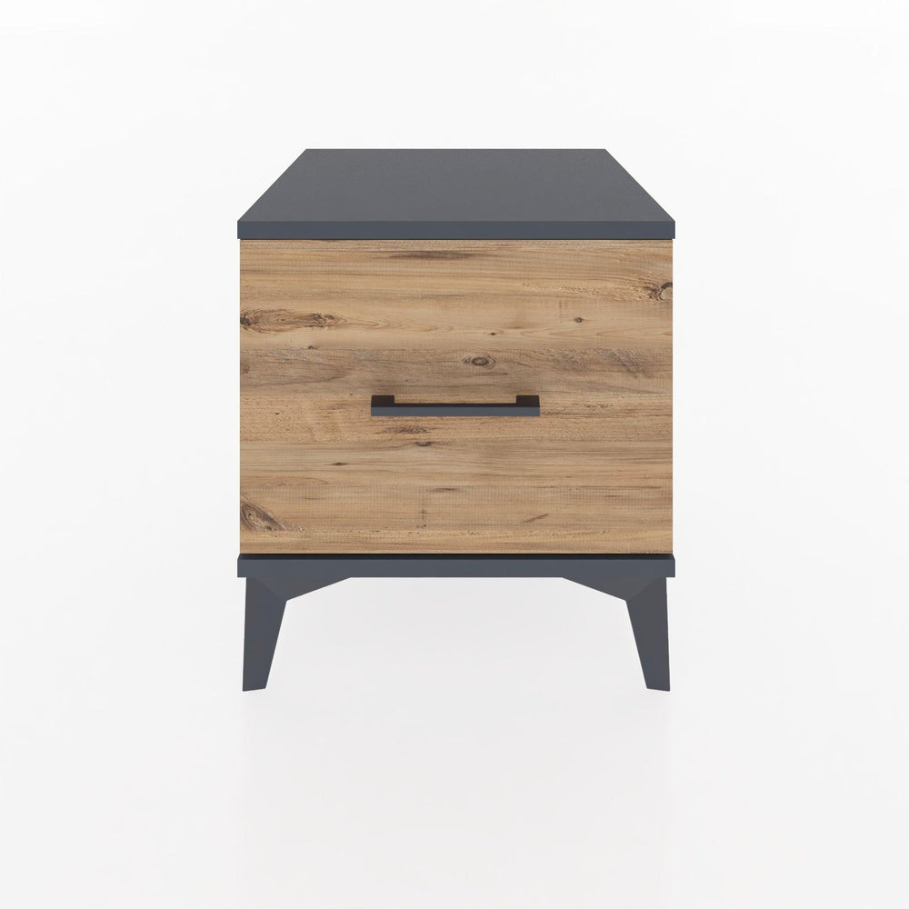 Woodntry Modüler Komodin Antrasit 44x44x36 cm Çekmeceli C5-2