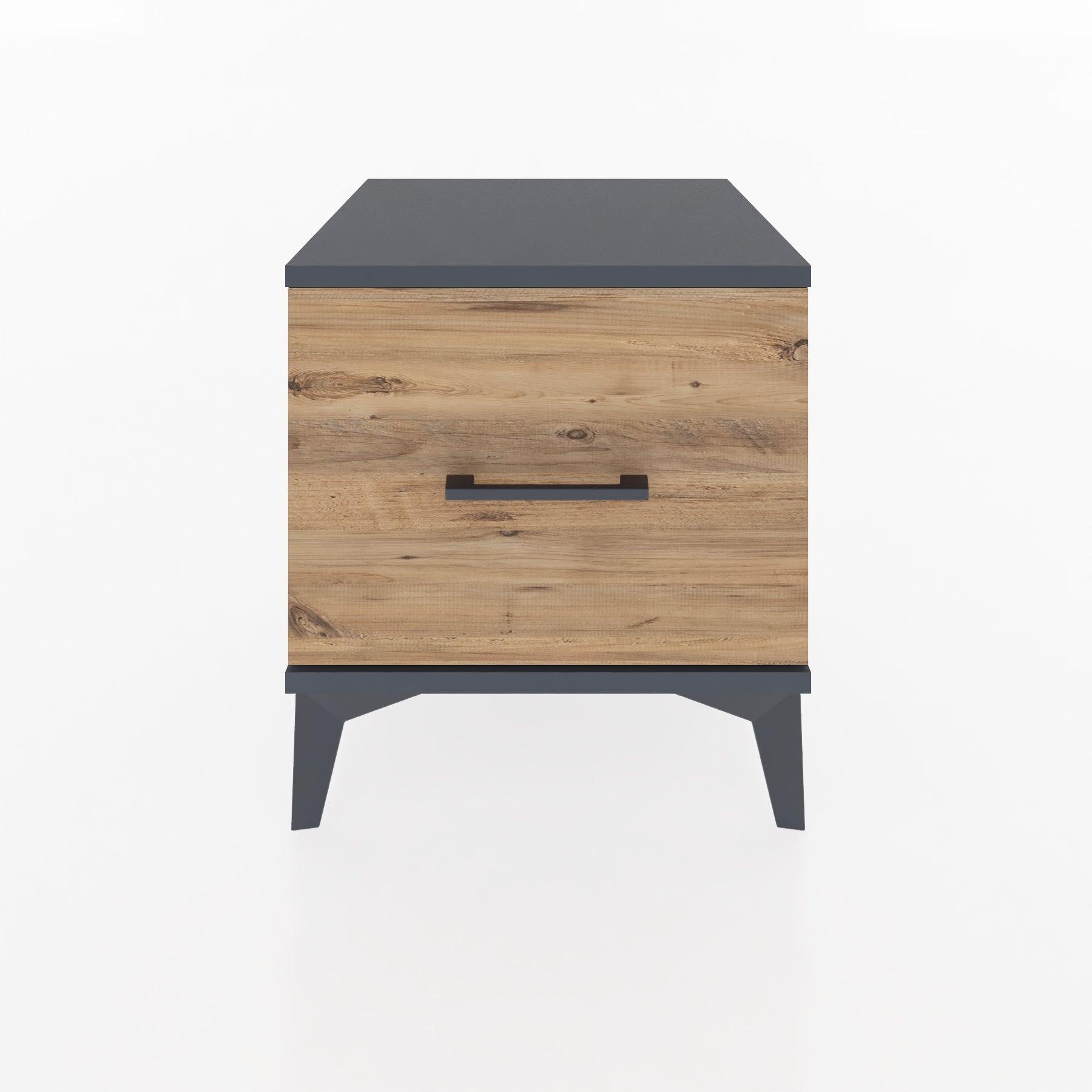 Woodntry Modular Nightstand Anthracite 44x44x36 cm Drawer C5-2
