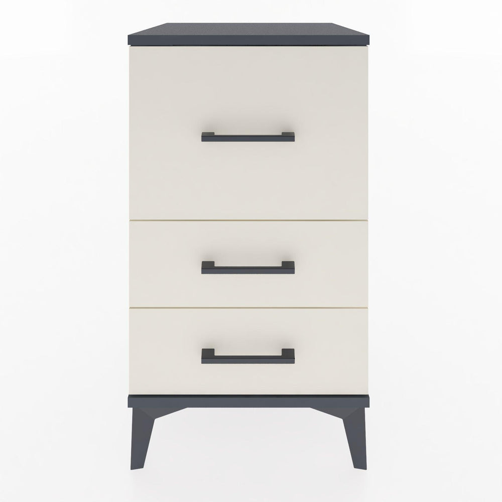 Woodntry Modular Nightstand Anthracite 44x44x68 cm Drawer C5-2