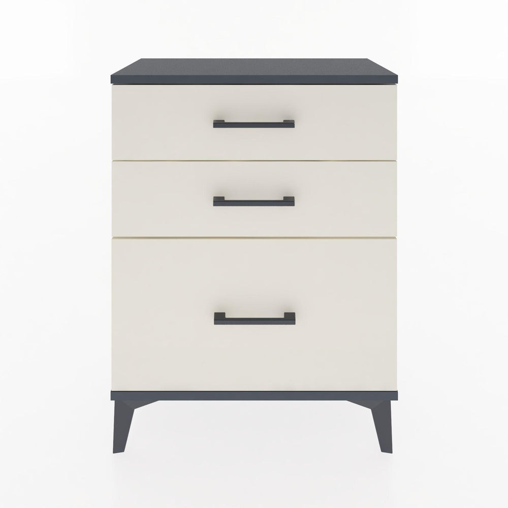 Woodntry Modular Nightstand Anthracite 60x30x68 cm Drawer C5-2