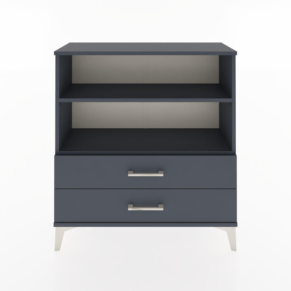Woodntry Modular Dresser Anthracite 88x30x84 cm with Drawers and Shelves CR5-2