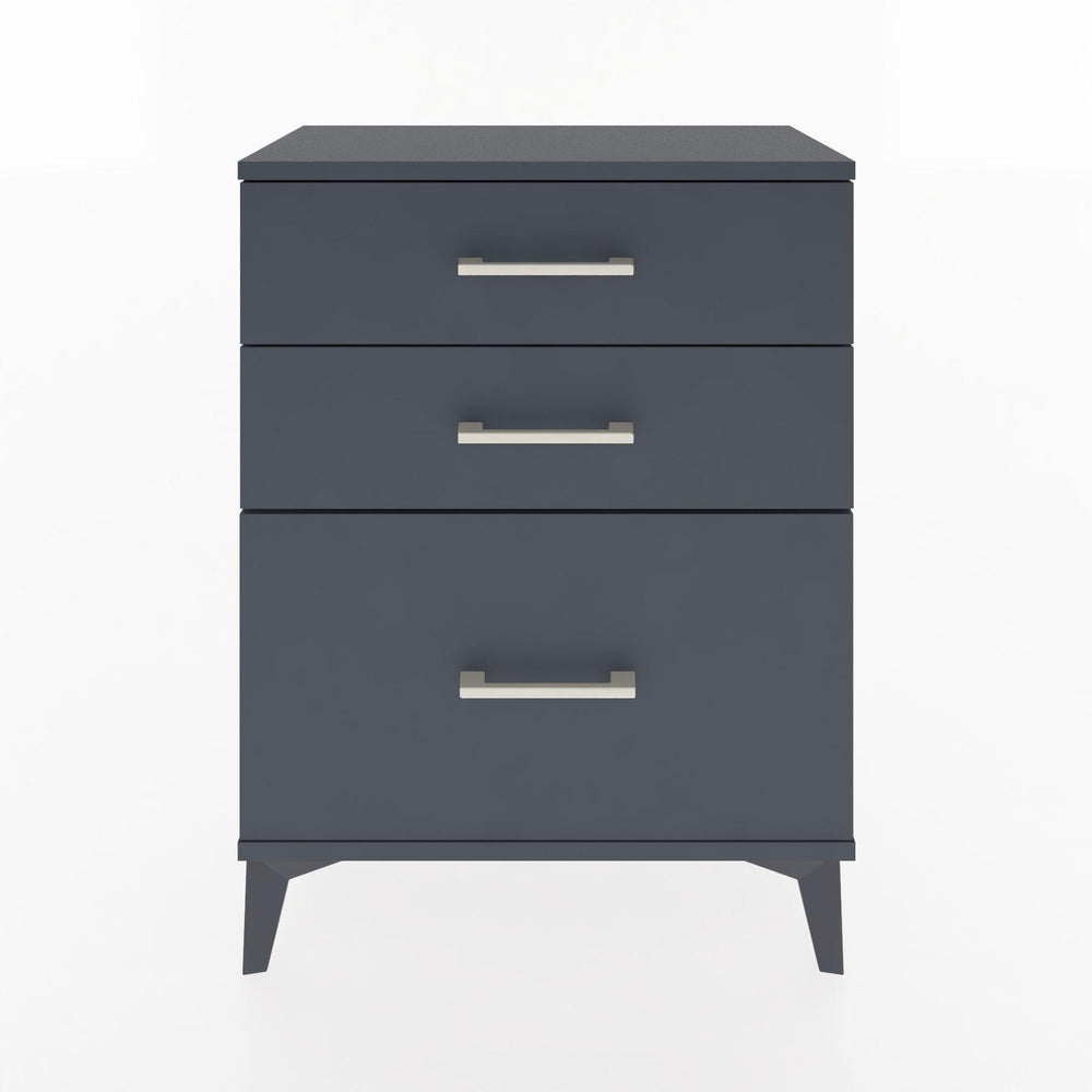 Woodntry Modular Nightstand Anthracite 60x30x68 cm Drawer C5-2