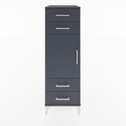 Woodntry Modular Cabinet Anthracite 44x59x122 cm with Doors and Drawers KC55-2