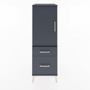 Woodntry Modular Cabinet Anthracite 44x30x122 cm with Doors and Drawers KC5-2