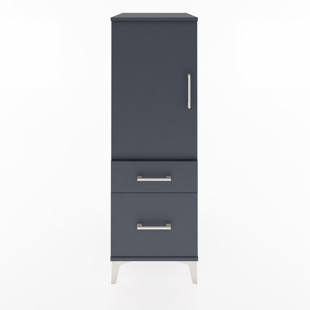 Woodntry Modular Cabinet Anthracite 44x59x122 cm with Doors and Drawers KC5-2