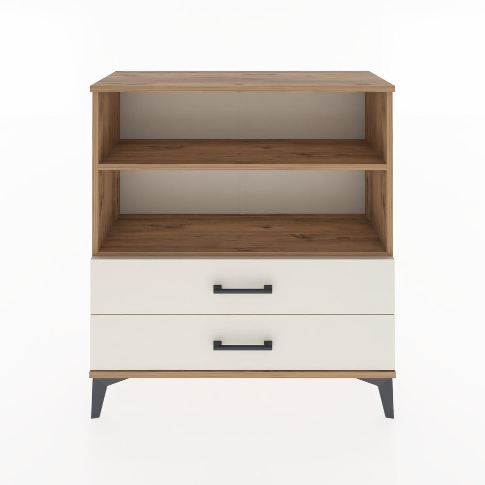 Woodntry Modular Dresser Pine 88x30x84 cm with Drawers and Shelves CR5-3