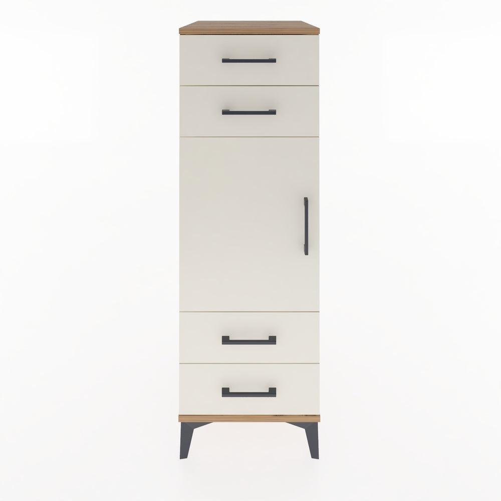 Woodntry Modular Cabinet Pine 44x59x122 cm with Doors and Drawers KC55-3
