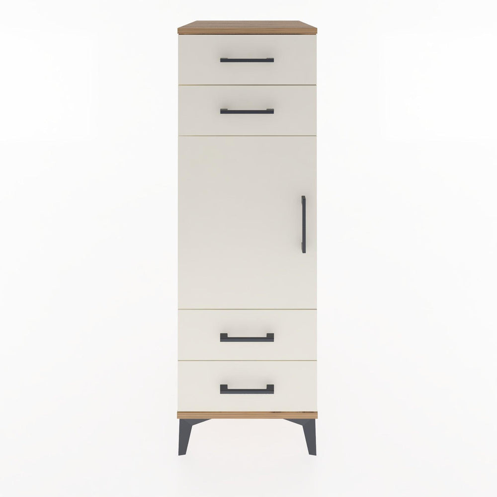 Woodntry Modular Cabinet Pine 44x30x122 cm with Doors and Drawers KC55-3