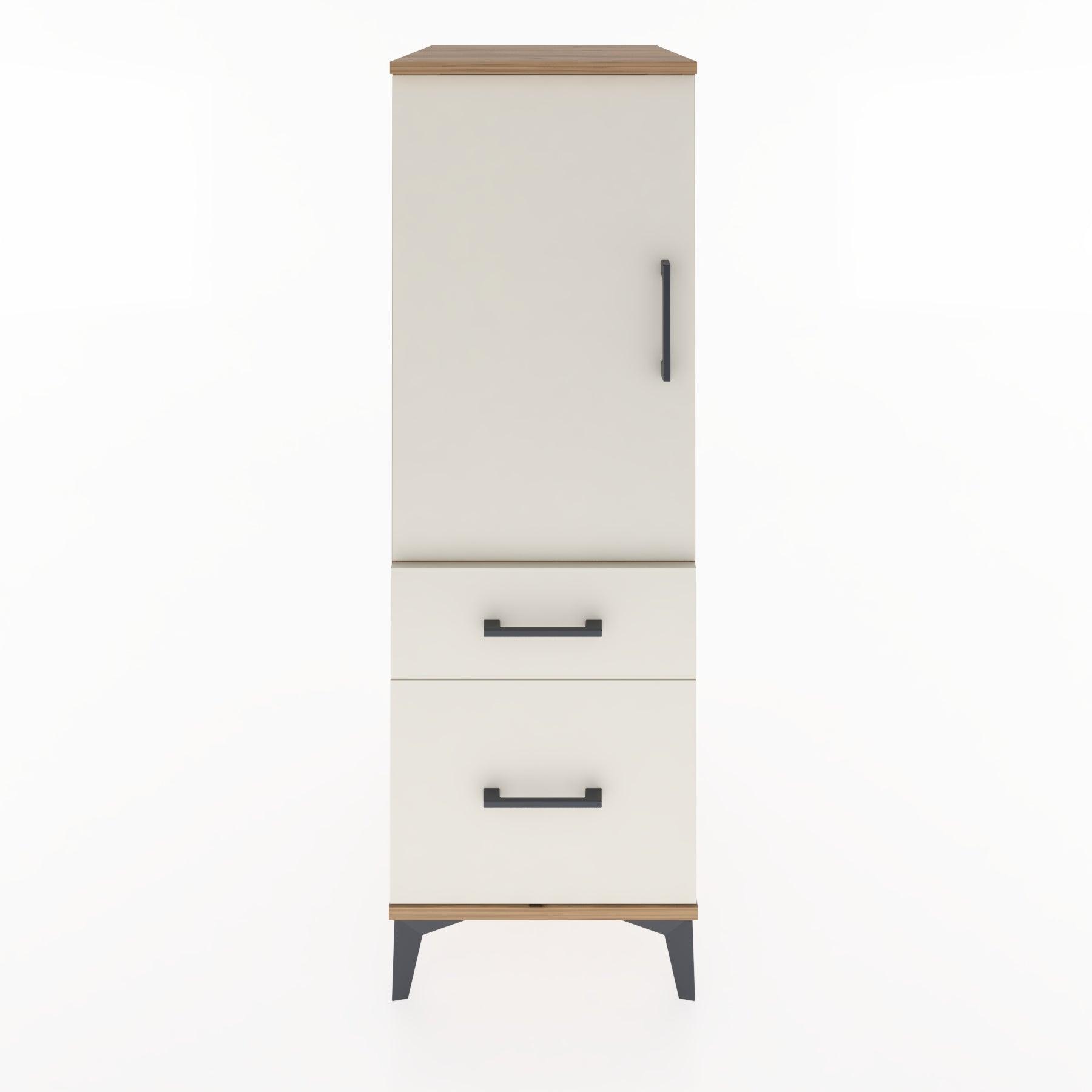 Woodntry Modular Cabinet Pine 44x59x122 cm with Doors and Drawers KC5-3