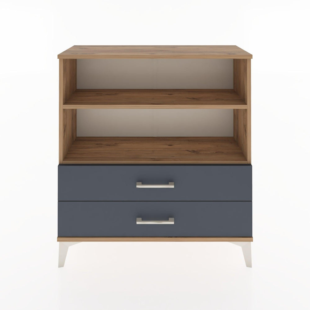 Woodntry Modular Dresser Pine 88x30x84 cm with Drawers and Shelves CR5-3