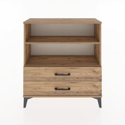Woodntry Modular Dresser Pine 88x30x84 cm with Drawers and Shelves CR5-3