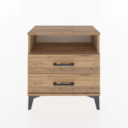 Woodntry Modular Nightstand Pine 60x30x52 cm with Drawers and Shelves CR5-3