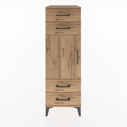 Woodntry Modular Cabinet Pine 44x59x122 cm with Doors and Drawers KC55-3