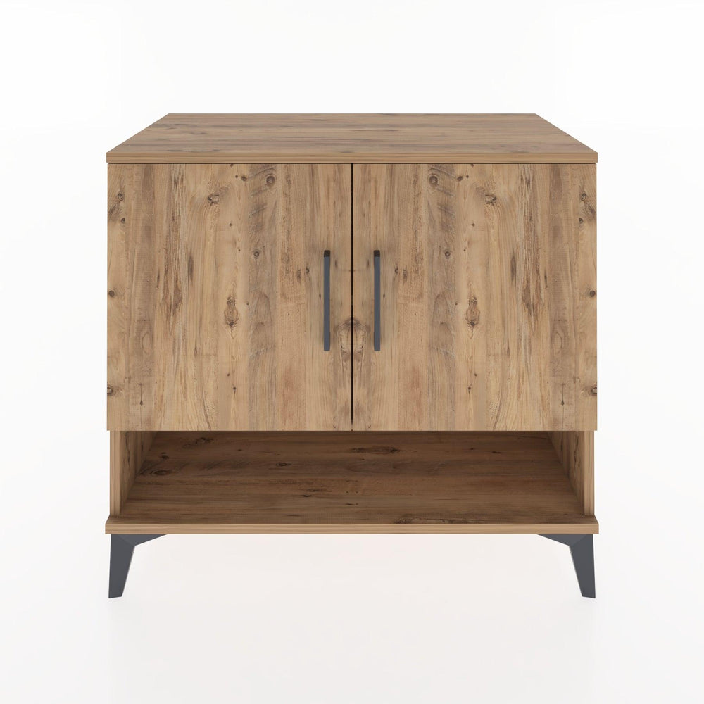 Woodntry Modüler Şifonyer Çam 88x44x68 cm Kapaklı ve Raflı KR5-3