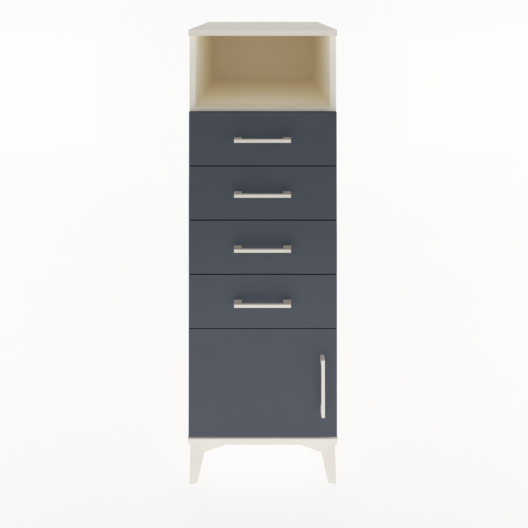 Woodntry Modular Cabinet Moonstone 44x59x122 cm Functional F56-1