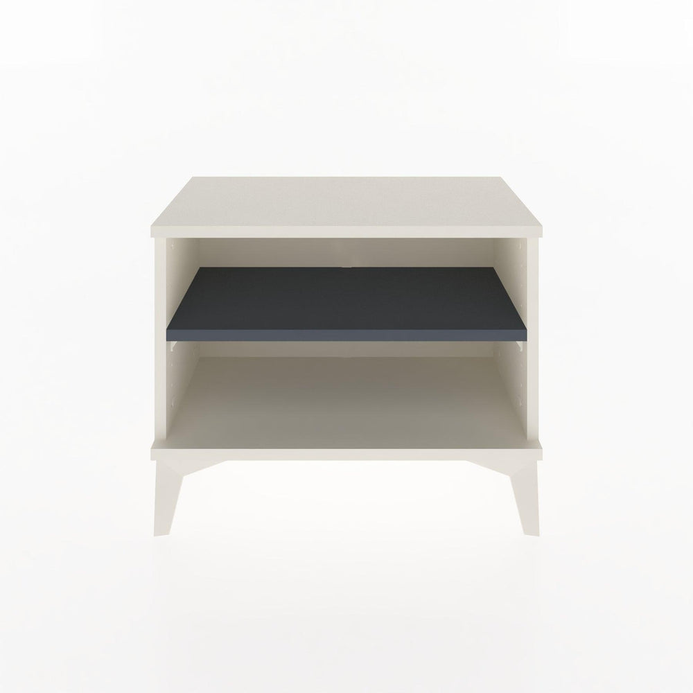 Woodntry Modular Nightstand Moonstone 60x30x36 cm with Shelf R6-1