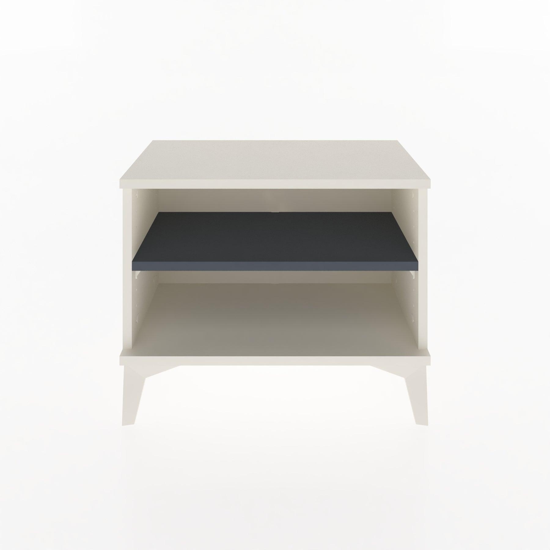 Woodntry Modular Nightstand Moonstone 60x30x36 cm with Shelf R6-1