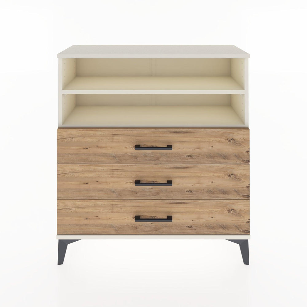 Woodntry Modüler Şifonyer Aytaşı 88x30x84 cm Çekmeceli ve Raflı CR6-1