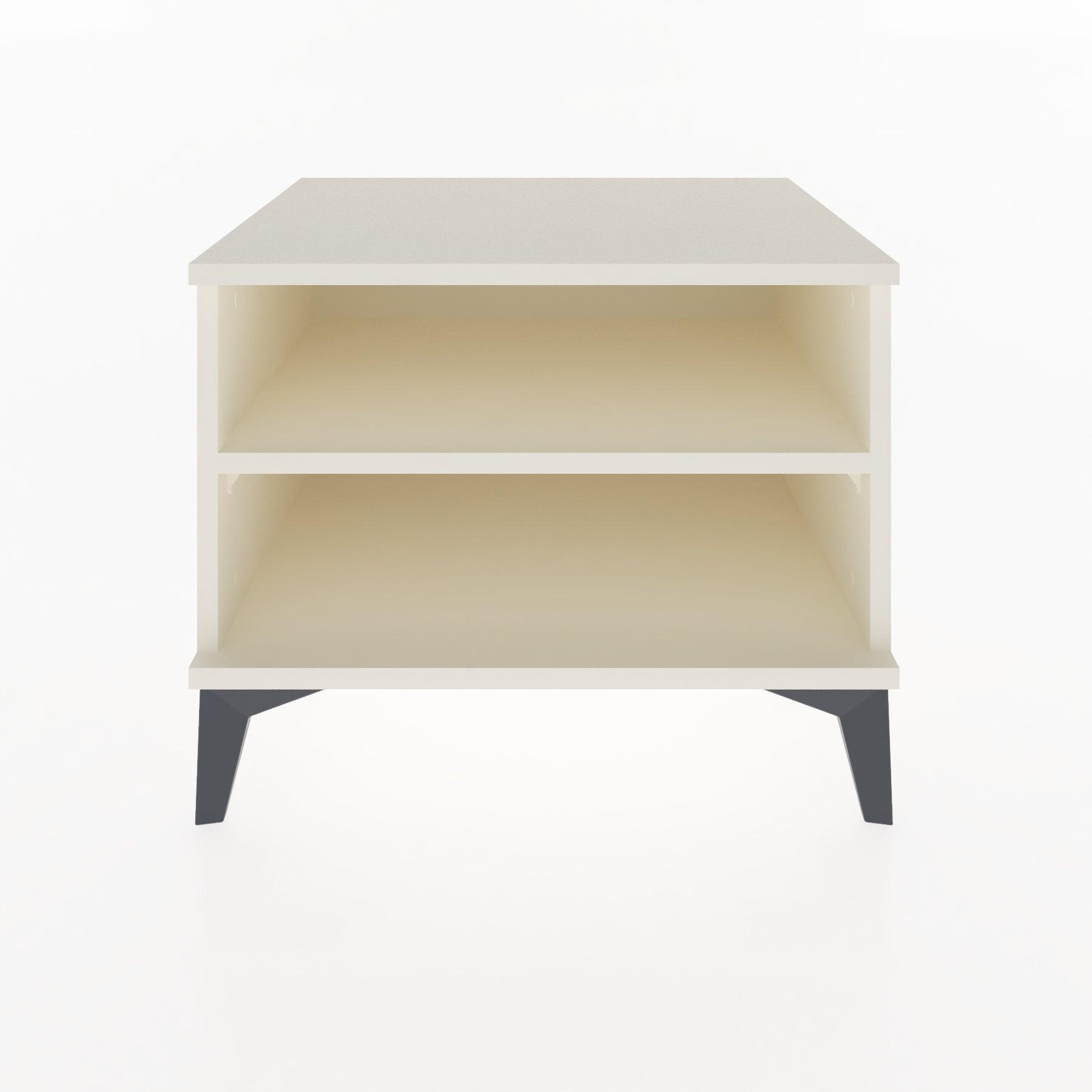 Woodntry Modular Nightstand Moonstone 60x44x68 cm with Shelf R6-1