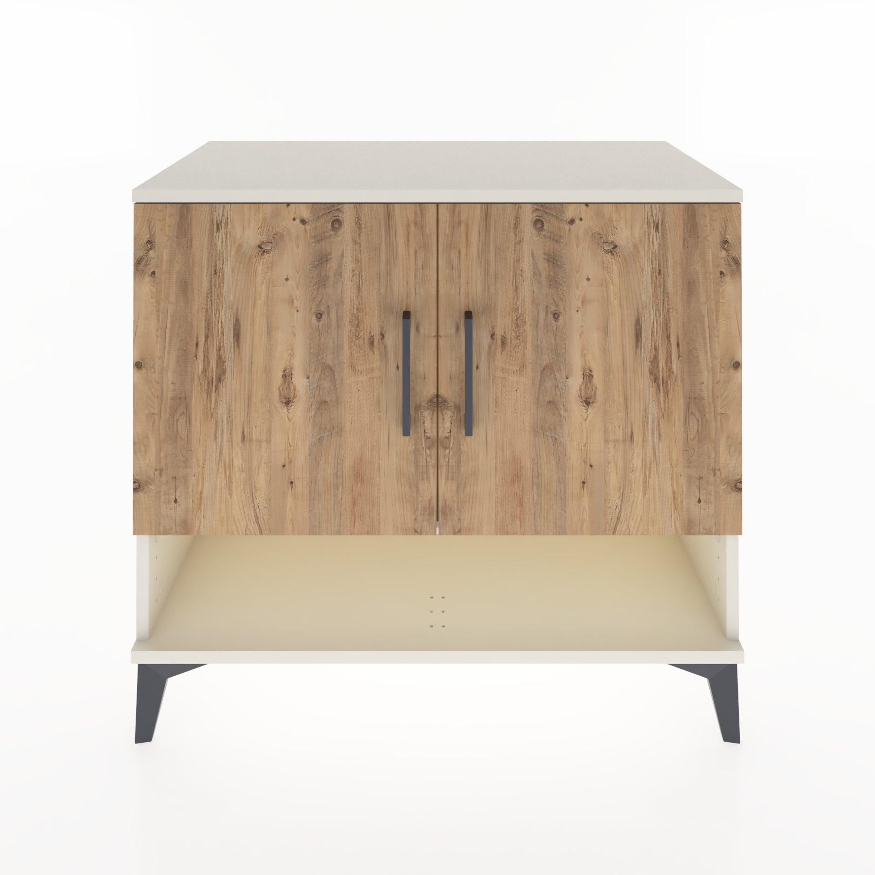 Woodntry Modüler Şifonyer Aytaşı 88x44x68 cm Kapaklı ve Raflı KR6-1