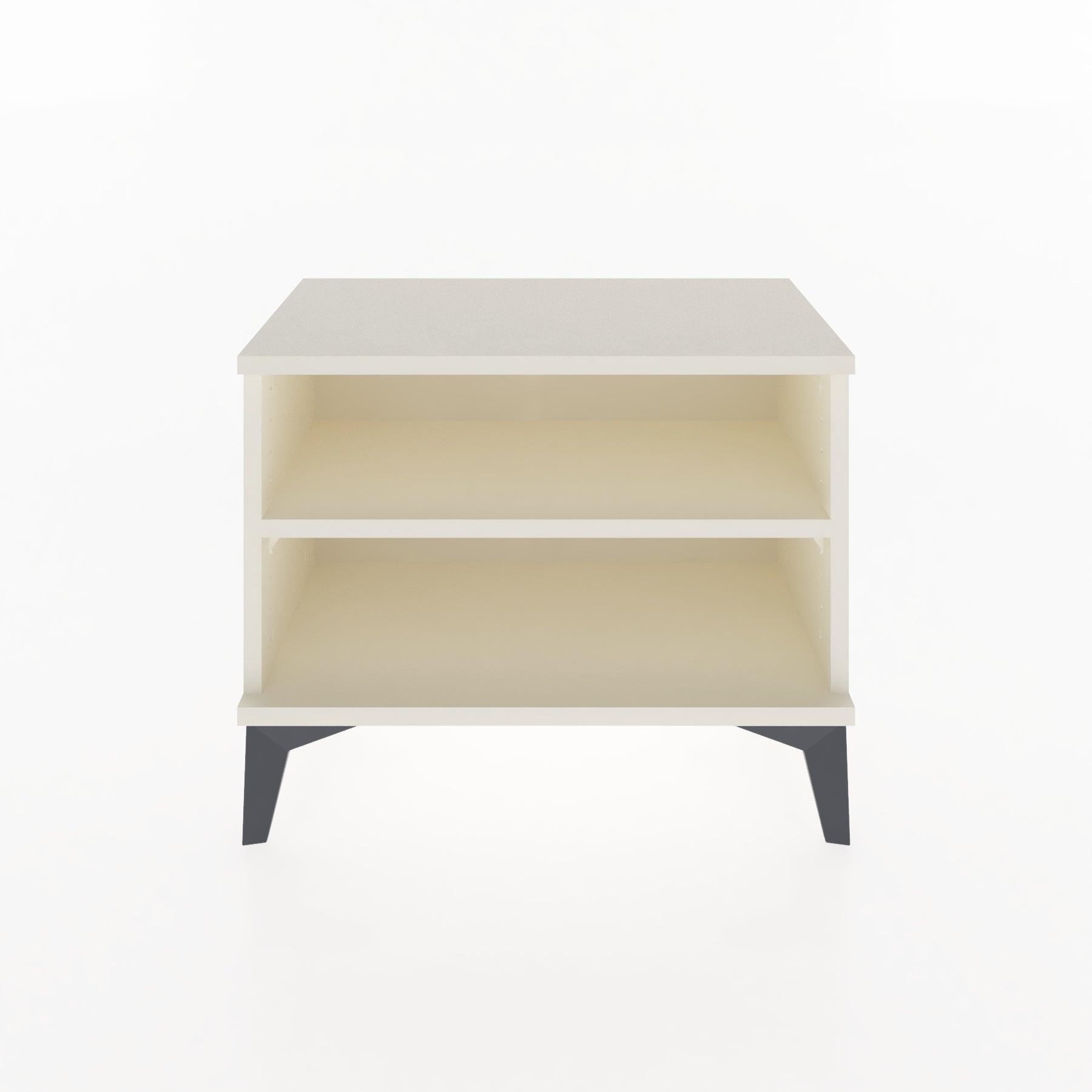 Woodntry Modular Nightstand Moonstone 60x30x36 cm with Shelf R6-1