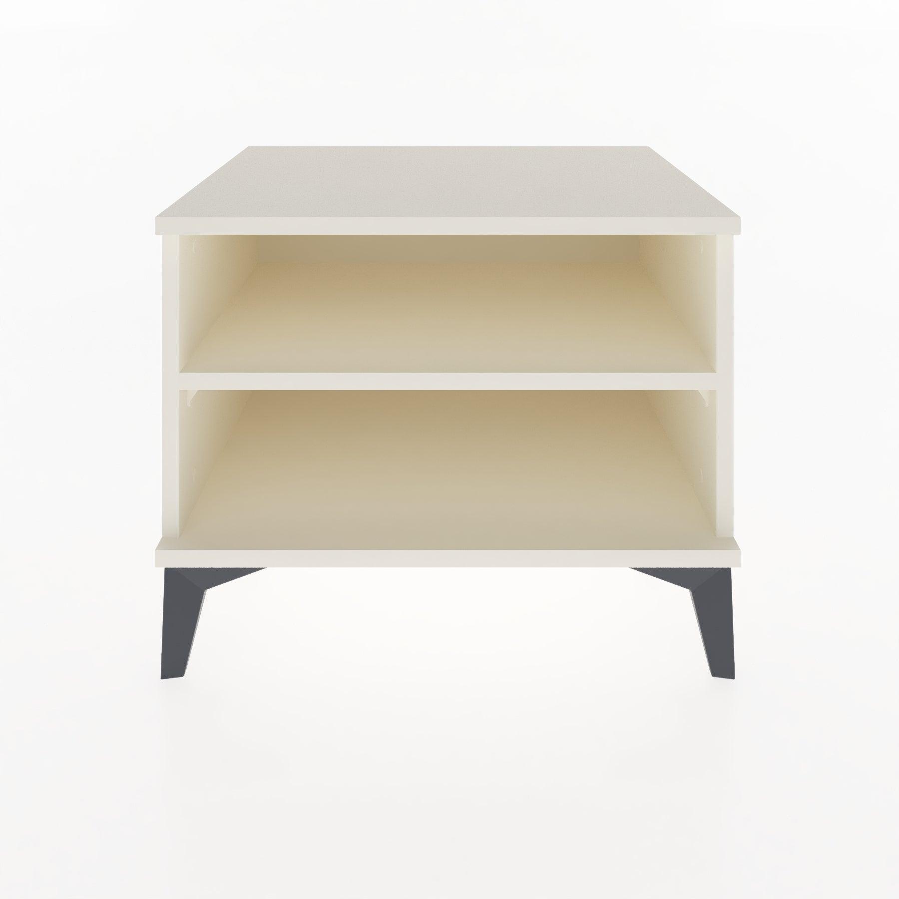 Woodntry Modular Nightstand Moonstone 60x44x68 cm with Shelf R6-1