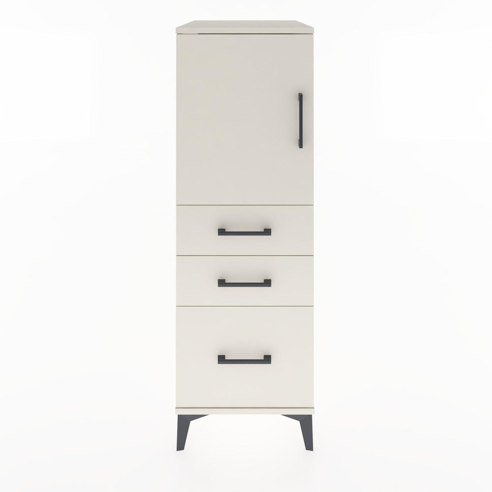 Woodntry Modüler Dolap Aytaşı 44x30x122 cm Kapaklı ve Çekmeceli KC6-1