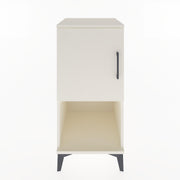 Woodntry Modular Nightstand Moonstone 44x44x84 cm with Cover and Shelf KR28-1