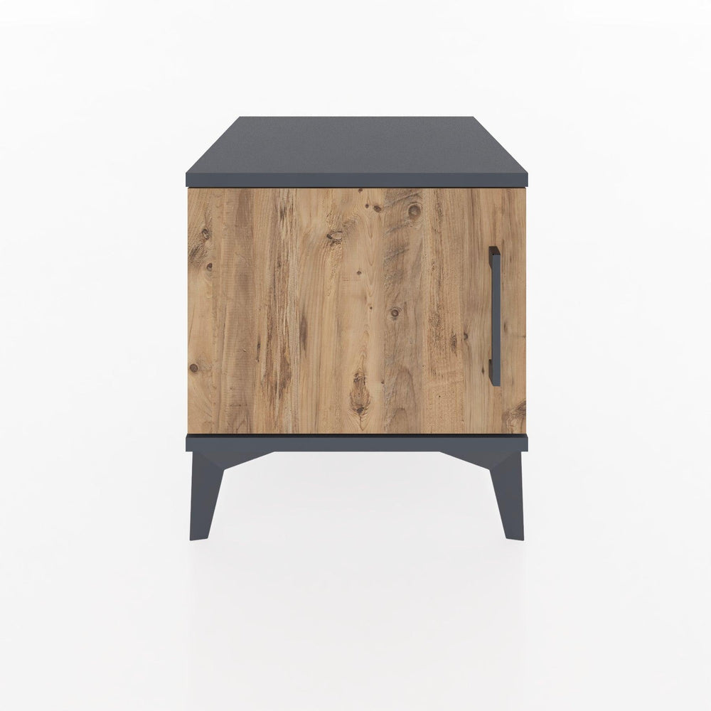 Woodntry Modular Nightstand Anthracite 44x44x36 cm Lidded K6-2