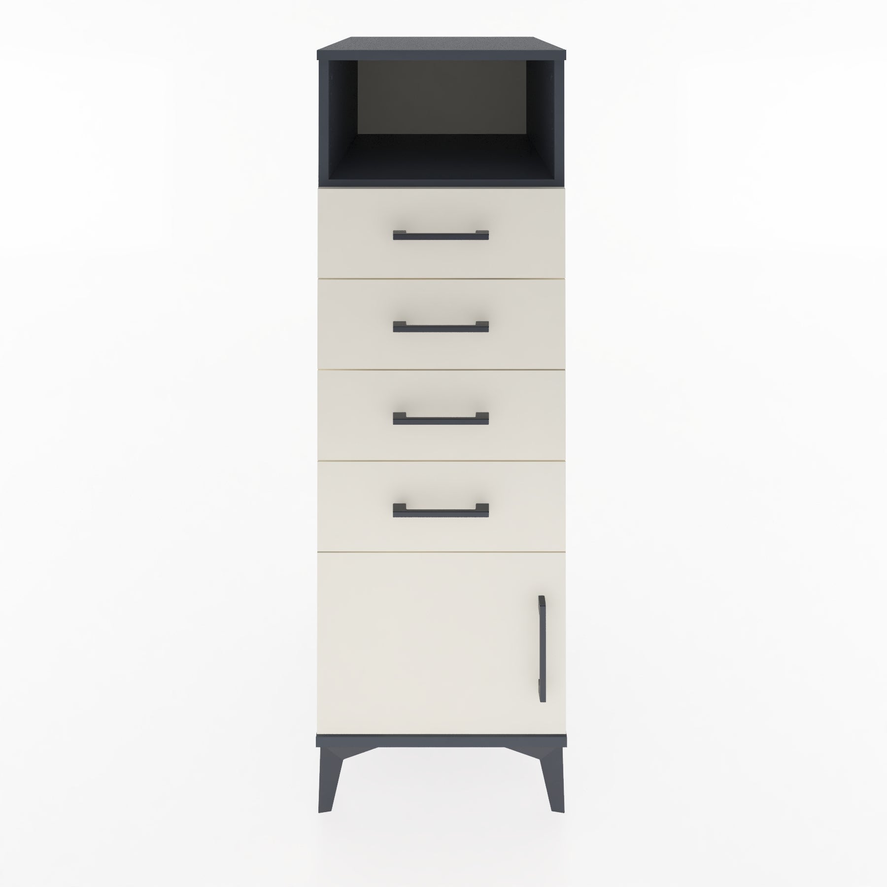 Woodntry Modular Cabinet Anthracite 44x59x122 cm Functional F56-2