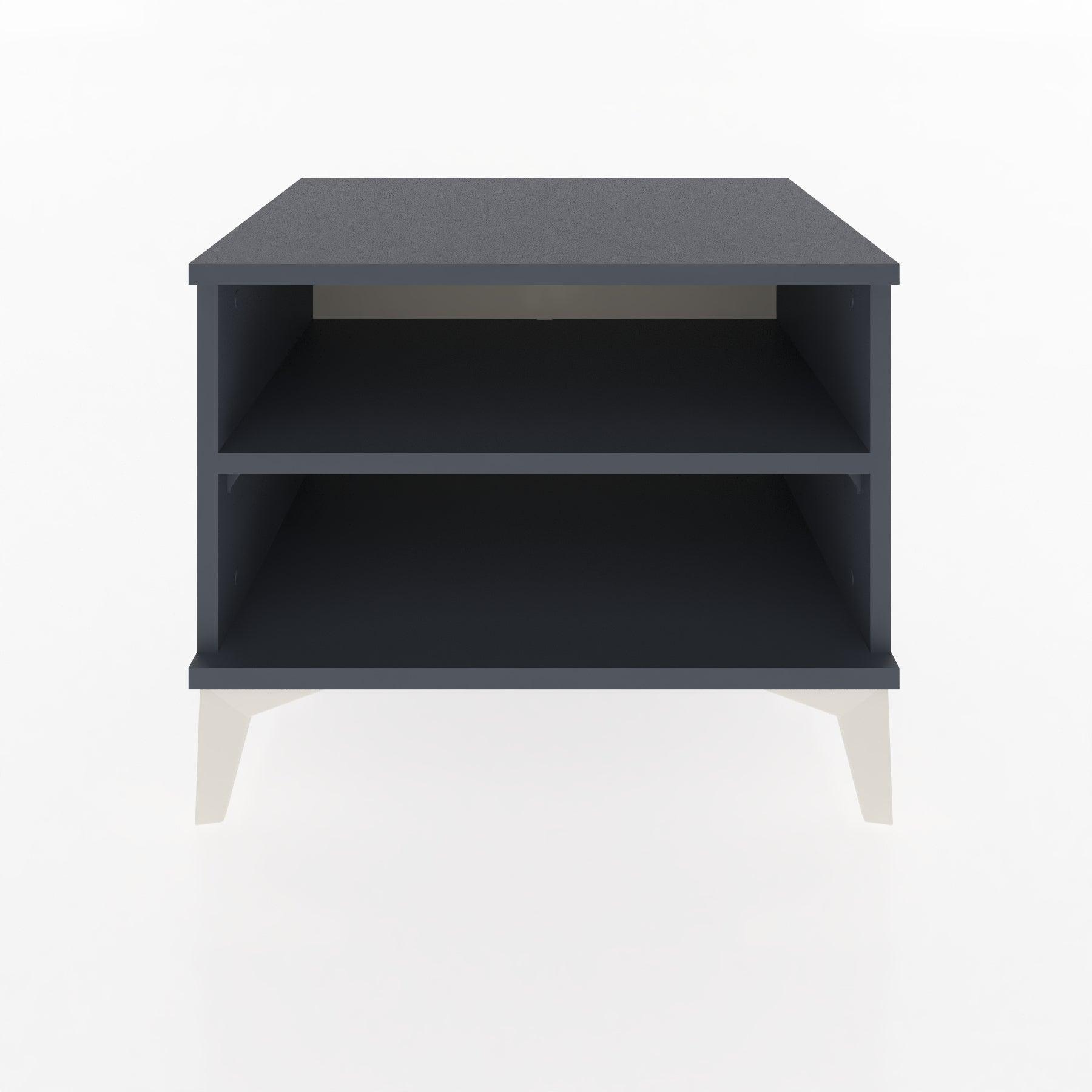 Woodntry Modular Nightstand Anthracite 60x44x68 cm with Shelf R6-2