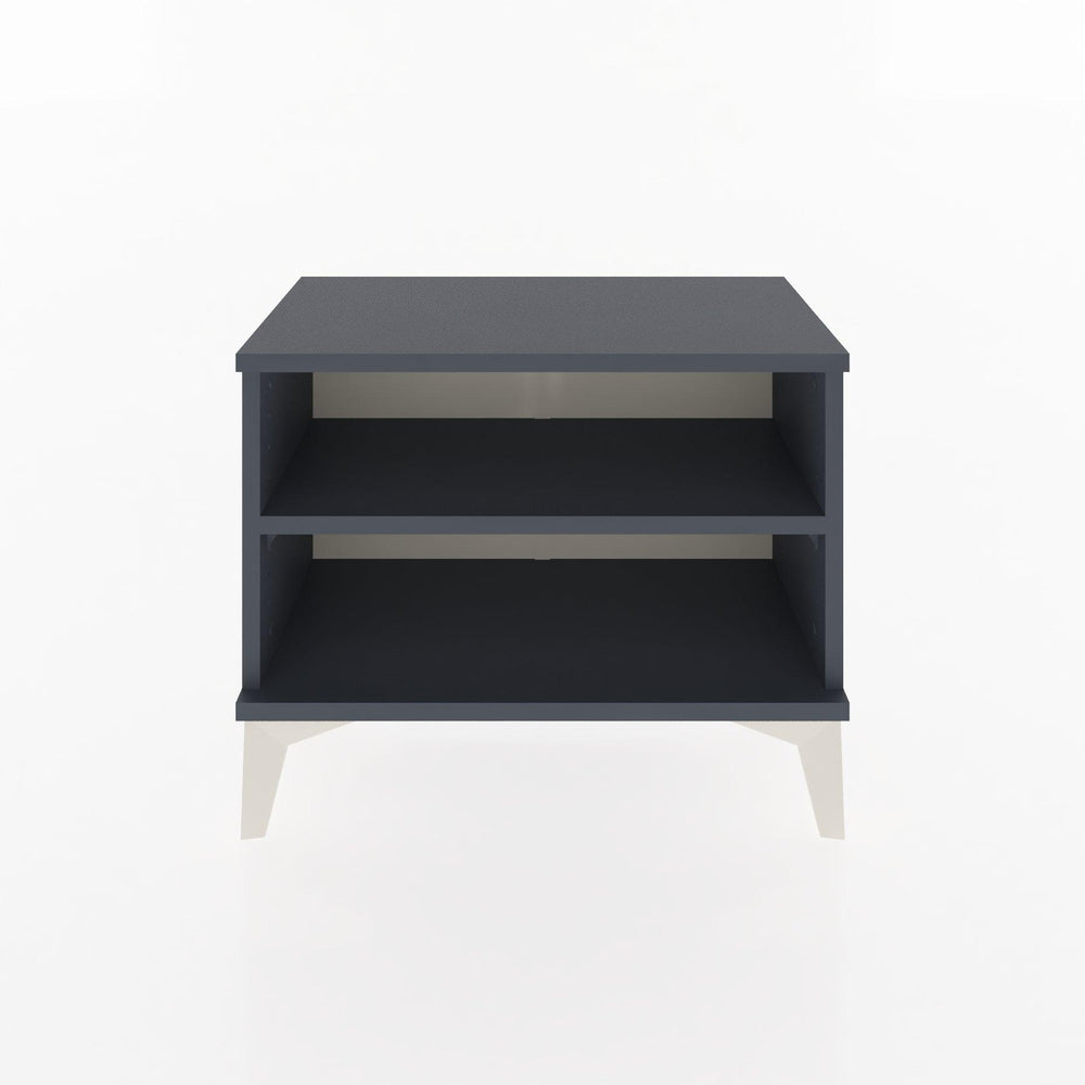 Woodntry Modular Nightstand Anthracite 60x30x36 cm with Shelf R6-2