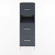 Woodntry Modular Cabinet Anthracite 44x30x122 cm with Drawers and Shelves CR106-2